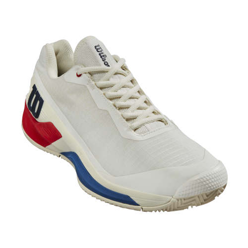 Кроссовки Wilson муж. RUSH PRO 4.0 CLAY SNOW WH/RD/BL белый/синий/красный 9US