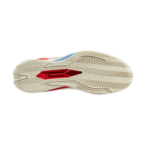 Кроссовки Wilson муж. RUSH PRO 4.0 CLAY SNOW WH/RD/BL белый/синий/красный 9US