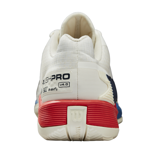 Кроссовки Wilson муж. RUSH PRO 4.0 CLAY SNOW WH/RD/BL белый/синий/красный 9US