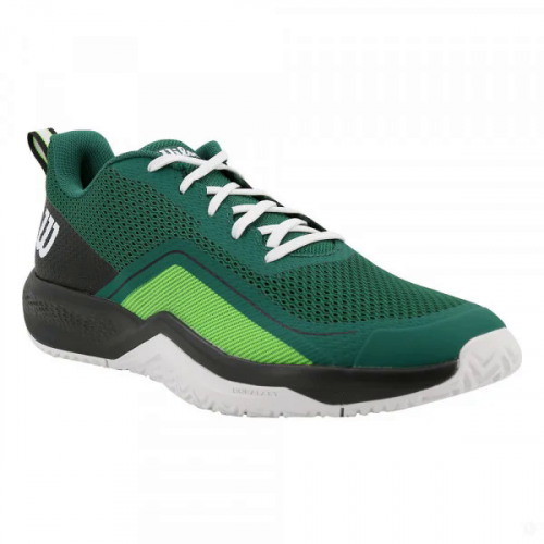 Кроссовки Wilson муж. RUSH PRO LITE EVERGEEN зелёный/белый/чёрный 7.5US