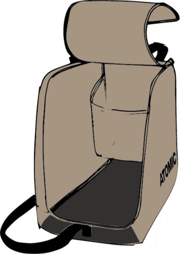 Сумка для горнолыжных ботинок и шлема Atomic 25-26 бежевый