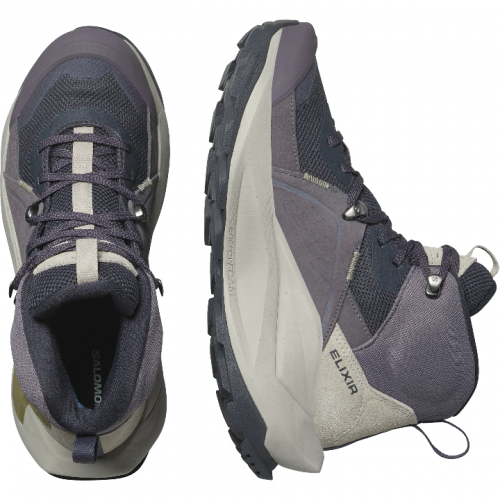 Ботинки Salomon ELIXIR MID GTX W жен. фиолетовый 7,5