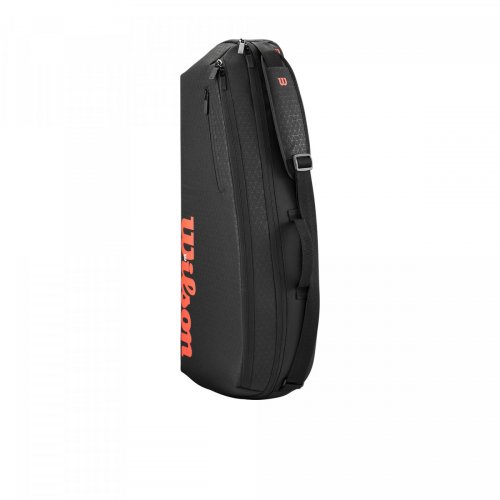 Чехол Wilson CLASH V3 3PK RACQUET BAG BLACK/INFRARED Черный
