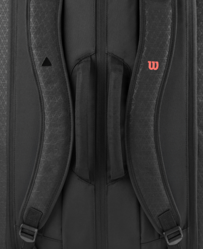 Чехол Wilson CLASH V3 15PK RACQUET BAG BLACK/INFRARED Черный