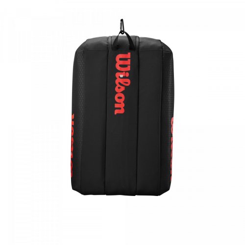 Чехол Wilson CLASH V3 15PK RACQUET BAG BLACK/INFRARED Черный