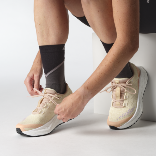 Кроссовки Salomon AERO GLIDE 3 GRVL W жен. бежевый 4