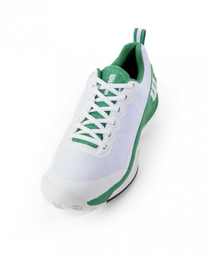 Кроссовки Wilson муж. RUSH PRO 4.5 CLAY WH/GREEN белый/зелёный 10US