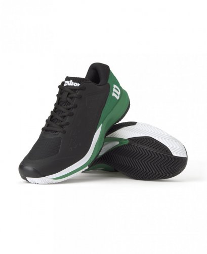 Кросівки Wilson чол. RUSH PRO ACE CLAY BLACK/GREEN чорний/зелений 12US