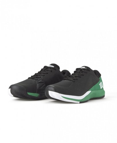 Кросівки Wilson чол. RUSH PRO ACE CLAY BLACK/GREEN чорний/зелений 12.5US