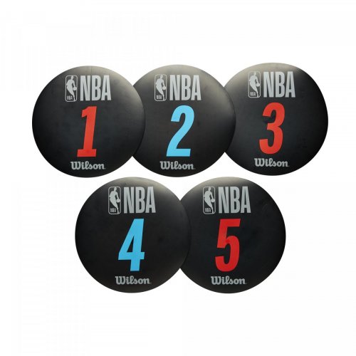Маркеры тренировочные Wilson NBA DRV TRAINING MARKERS чёрный OSFA
