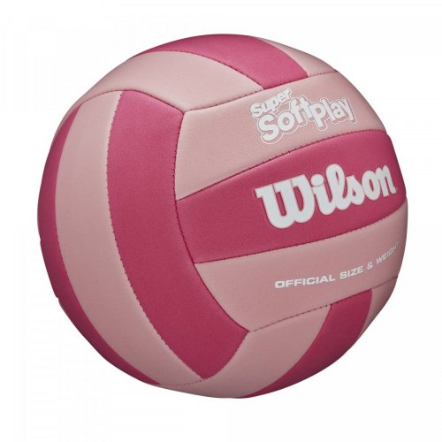М'яч волейбольний Wilson SUPER SOFT PLAY PINK рожевий 5