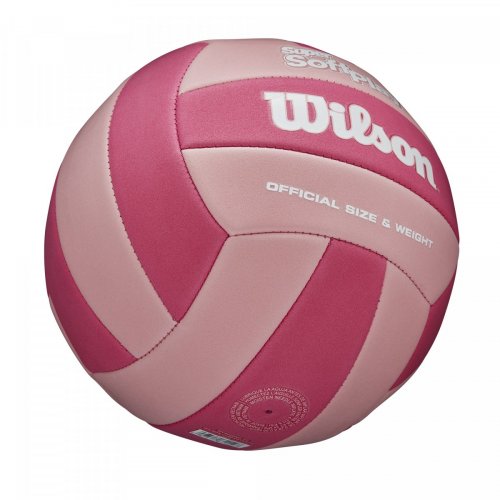 М'яч волейбольний Wilson SUPER SOFT PLAY PINK рожевий 5