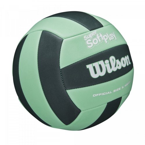 М'яч волейбольний Wilson SUPER SOFT PLAY GREEN зелений 5
