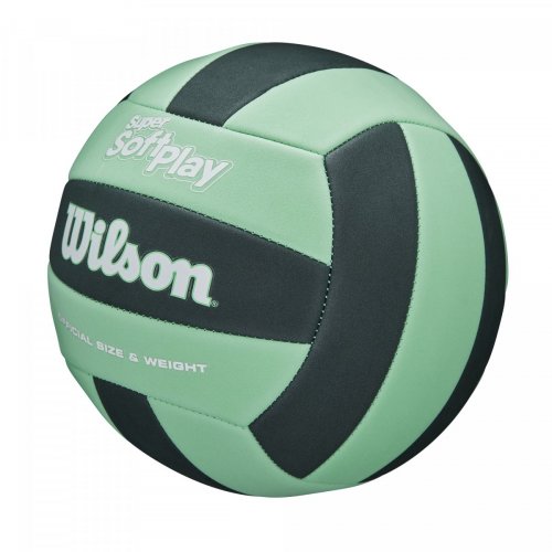 М'яч волейбольний Wilson SUPER SOFT PLAY GREEN зелений 5
