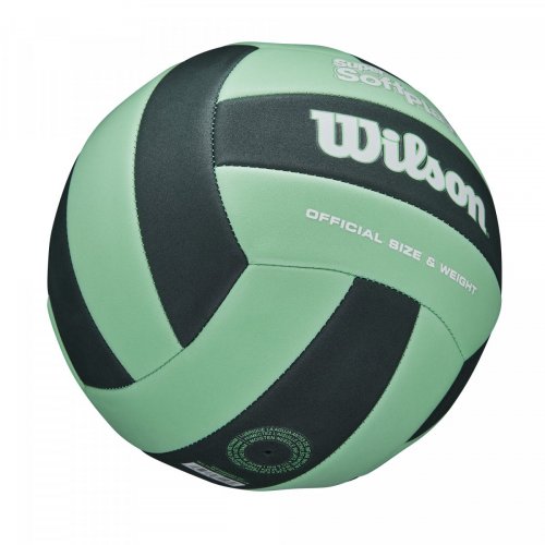 М'яч волейбольний Wilson SUPER SOFT PLAY GREEN зелений 5