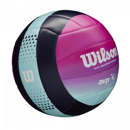 М'яч волейбольний Wilson AVP OASIS VB BL/PURPLE рожевий/чорний/блакитний 5