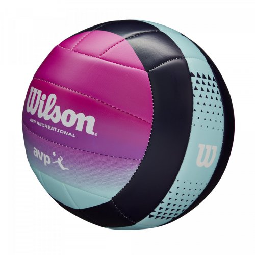 М'яч волейбольний Wilson AVP OASIS VB BL/PURPLE рожевий/чорний/блакитний 5