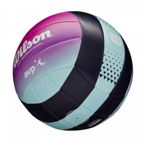 М'яч волейбольний Wilson AVP OASIS VB BL/PURPLE рожевий/чорний/блакитний 5