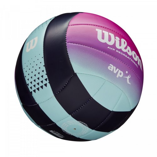 М'яч волейбольний Wilson AVP OASIS VB BL/PURPLE рожевий/чорний/блакитний 5