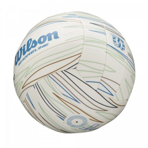 Мяч волейбольный Wilson SHORELINE ECO VB OF белый/голубой 5