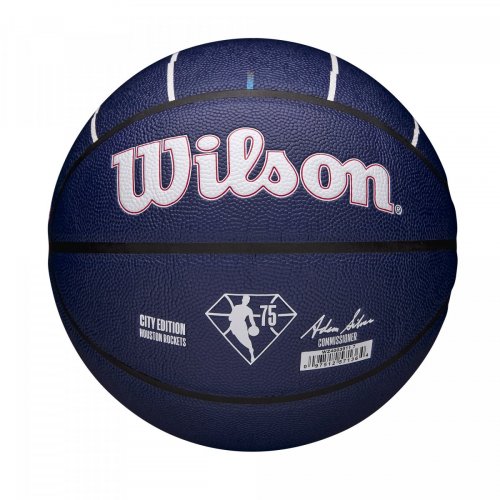 Мяч баскетбольный Wilson NBA TEAM CITY COLLECTOR BSKT HOU ROCKE SZ7 синий 7