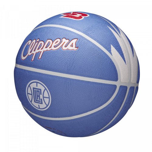 Мяч баскетбольный Wilson NBA TEAM CITY COLLECTOR BSKT LA CLIPPE SZ7 голубой 7