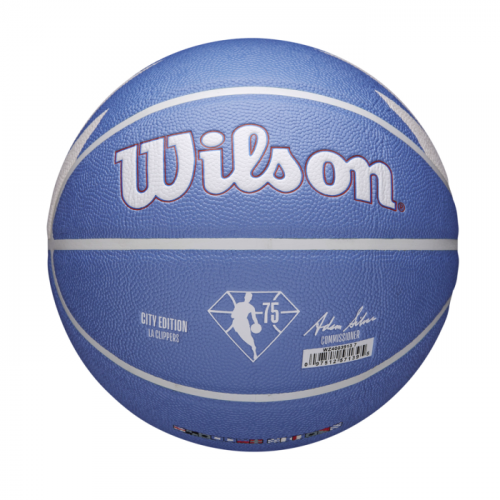 Мяч баскетбольный Wilson NBA TEAM CITY COLLECTOR BSKT LA CLIPPE SZ7 голубой 7