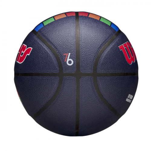 Мяч баскетбольный Wilson NBA TEAM CITY COLLECTOR BSKT PHI 76ERS SZ7 синий/красный 7