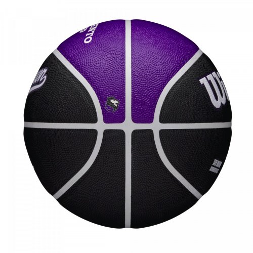 Мяч баскетбольный Wilson NBA TEAM CITY COLLECTOR BSKT SAC KINGS SZ7 чёрный/фиолетовый 7