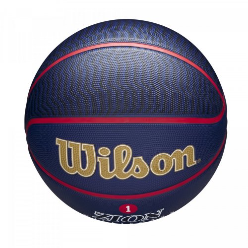 Мяч баскетбольный Wilson NBA PLAYER ICON OUTDOOR BSKT ZION SZ7 синий 7
