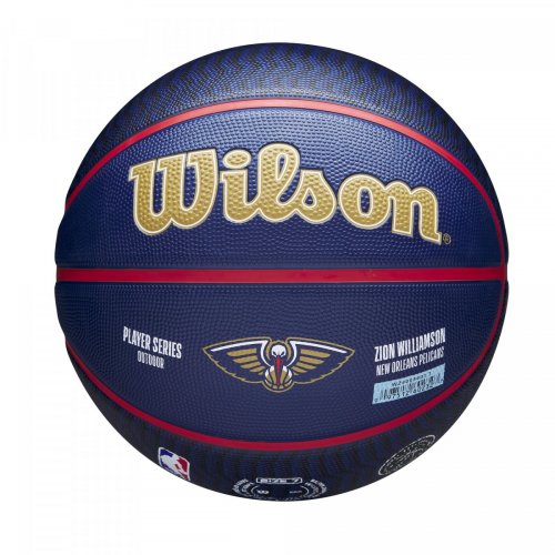 Мяч баскетбольный Wilson NBA PLAYER ICON OUTDOOR BSKT ZION SZ7 синий 7