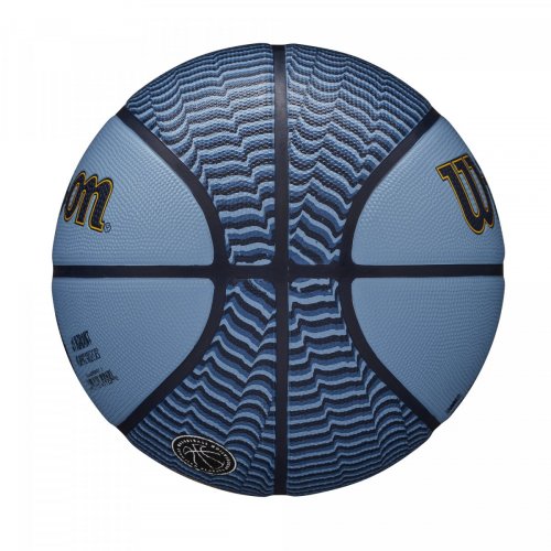 Мяч баскетбольный Wilson NBA PLAYER ICON OUTDOOR BSKT MORANT SZ7 синий/голубой 7