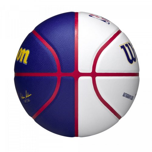 Мяч баскетбольный Wilson 2025 NBA ALL STAR AUTO BSKT SZ7 белый/синий/жёлтый 7