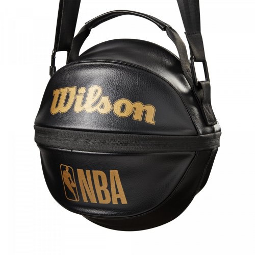 Сумка Wilson NBA 3 IN 1 BASKETBALL CARRY BAG чёрный/золотой OSFA