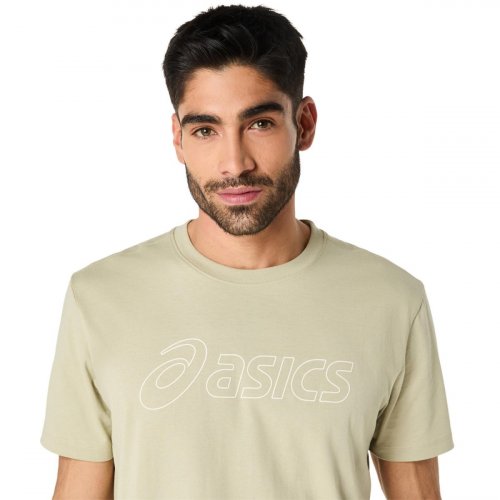 Футболка ASICS LOGO SS TEE муж. бежевый S