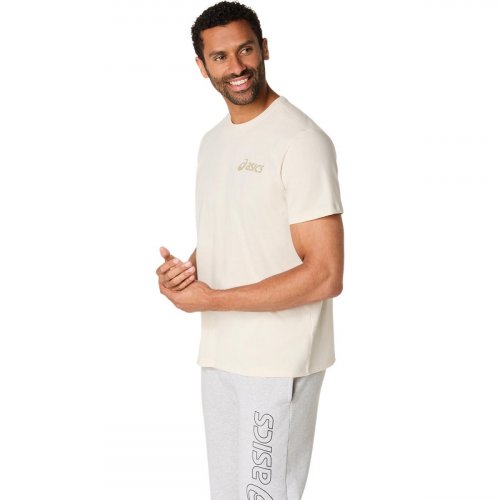 Футболка ASICS CHEST LOGO SS TEE муж. бежевый S