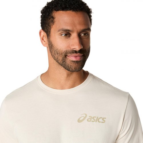 Футболка ASICS CHEST LOGO SS TEE муж. бежевый S