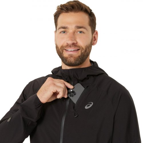 Куртка ASICS METARUN WATERPROOF JACKET муж. черный S
