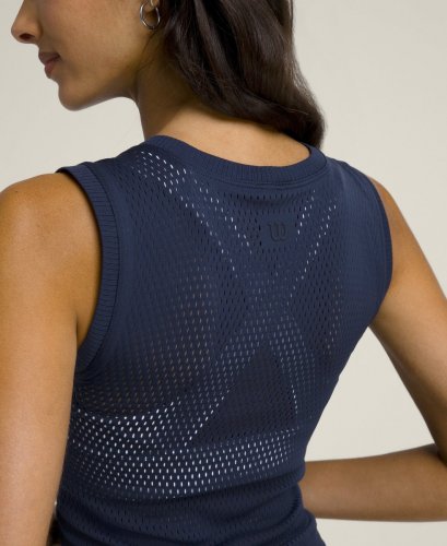 Майка Wilson жен. PRO SEAMLESS TANK NAVY синий MD