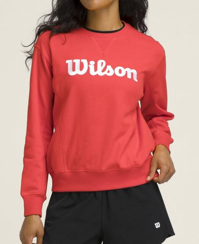 Кофта Wilson жен. TEAM CREWNECK INFRARED красный XS