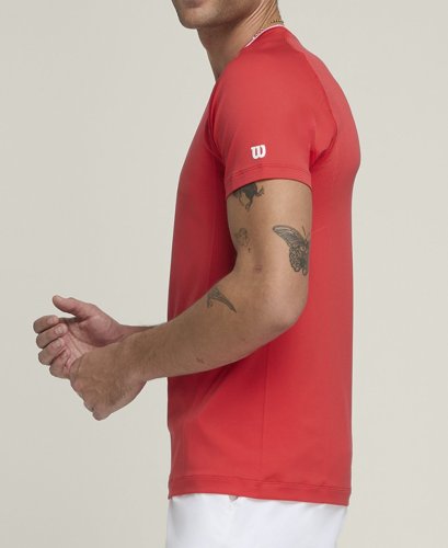 Футболка Wilson чол. TEAM SEAMLESS CREW INFRARED червоний SM
