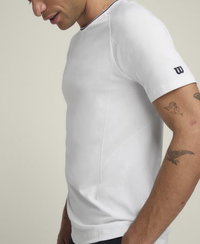 Футболка Wilson муж. TEAM SEAMLESS CREW WHITE белый SM