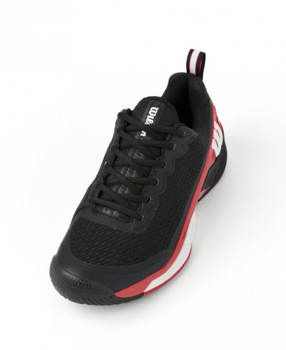 Кроссовки Wilson муж. RUSH PRO 4.5 BK/RD/WH чёрный/красный/белый 11.5US