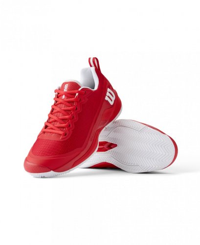 Кроссовки Wilson муж. RUSH PRO 4.5 CLAY RD/WH красный/белый 8.5US