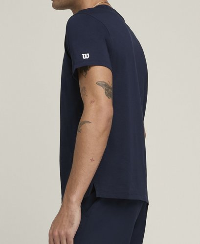 Футболка Wilson муж. UNISEX TEAM GRAPHIC TEE NAVY синий MD