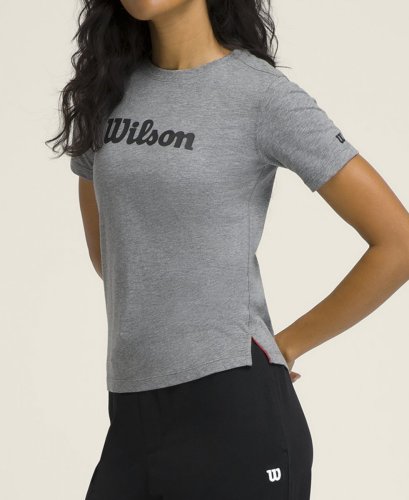Футболка Wilson жен. TEAM GRAPHIC TEE MEDIUM GRAY сірий SM
