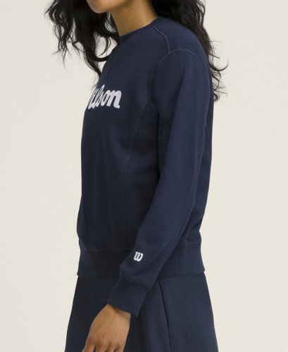 Футболка Wilson жен. TEAM CREWNECK NAVY синий LG