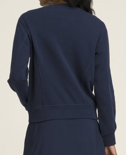 Футболка Wilson жен. TEAM CREWNECK NAVY синий LG