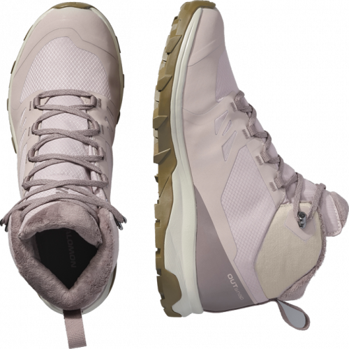 Ботинки Salomon OUTSNAP CSWP жен. розовый 5