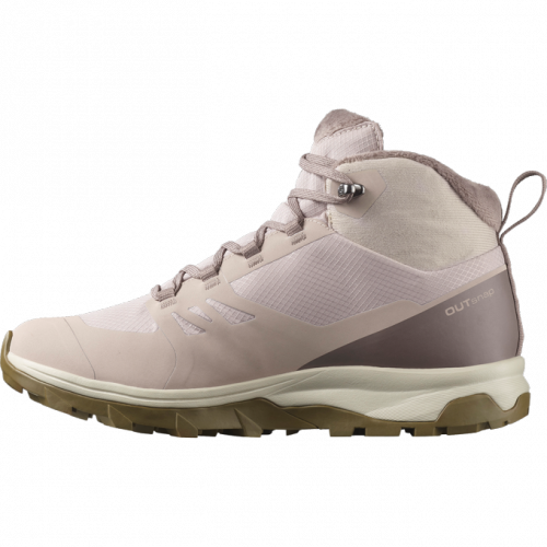 Ботинки Salomon OUTSNAP CSWP жен. розовый 5